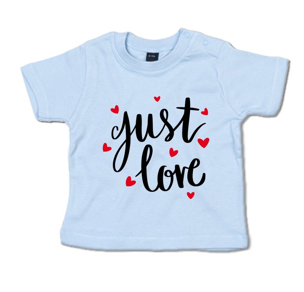 G-graphics T-Shirt Just love Baby T-Shirt, mit Spruch / Sprüche / Print / Aufdruck von G-graphics