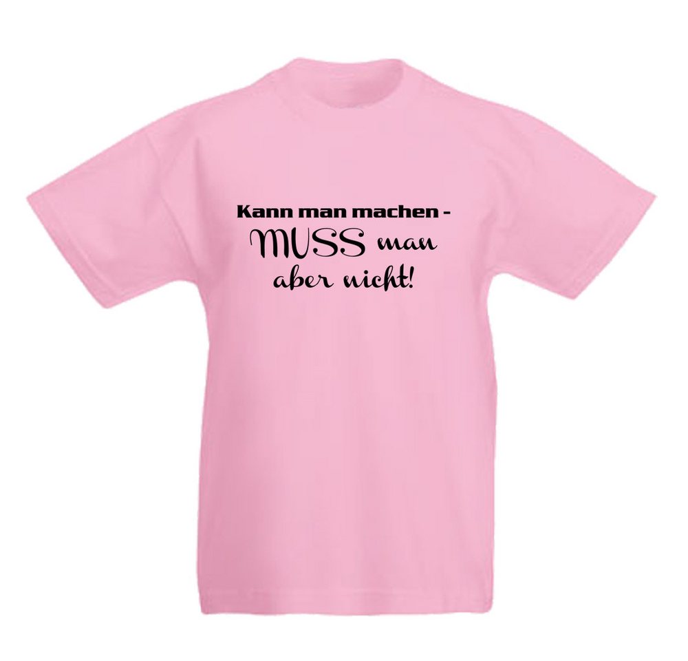 G-graphics T-Shirt Kann man machen, muss man aber nicht Kinder T-Shirt mit coolem Spruch als Frontprint G-graphics T-Shirt Kann man machen, muss man aber nicht Kinder T-Shirt mit coolem Spruch als Frontprint von G-graphics