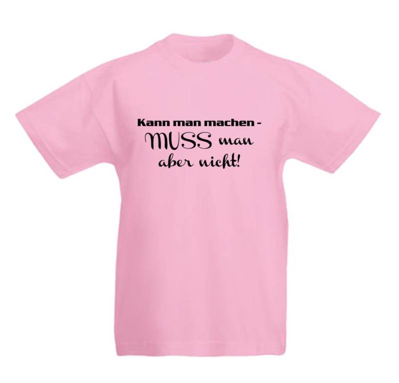 G-graphics T-Shirt Kann man machen, muss man aber nicht Kinder T-Shirt mit coolem Spruch als Frontprint G-graphics T-Shirt Kann man machen, muss man aber nicht Kinder T-Shirt mit coolem Spruch als Frontprint von G-graphics