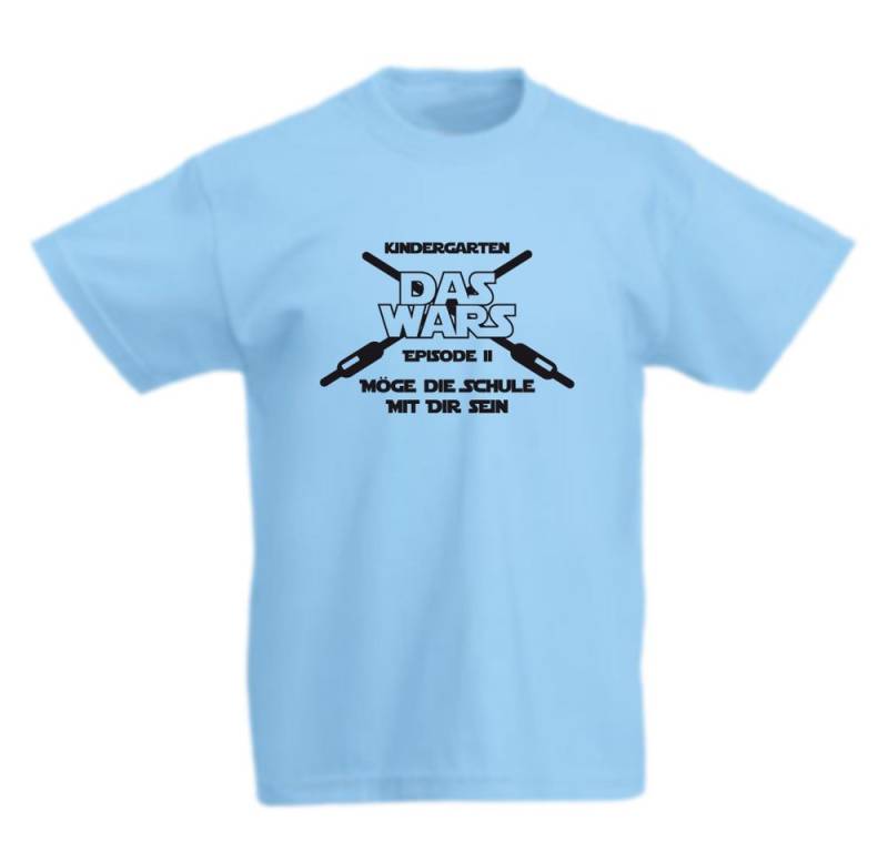 G-graphics T-Shirt Kindergarten – DAS WARS – Möge die Schule mit dir sein Kinder T-Shirt mit Motiv zur Einschulung von G-graphics