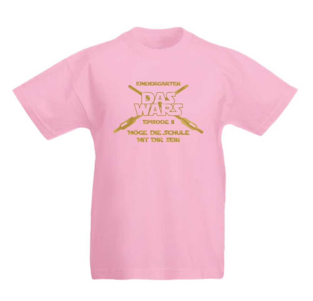 G-graphics T-Shirt Kindergarten – DAS WARS – Möge die Schule mit dir sein Kinder T-Shirt mit Motiv zur Einschulung von G-graphics