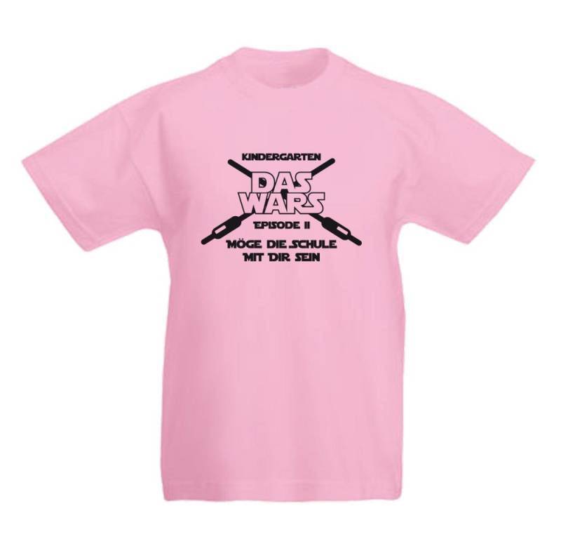 G-graphics T-Shirt Kindergarten – DAS WARS – Möge die Schule mit dir sein Kinder T-Shirt mit Motiv zur Einschulung von G-graphics