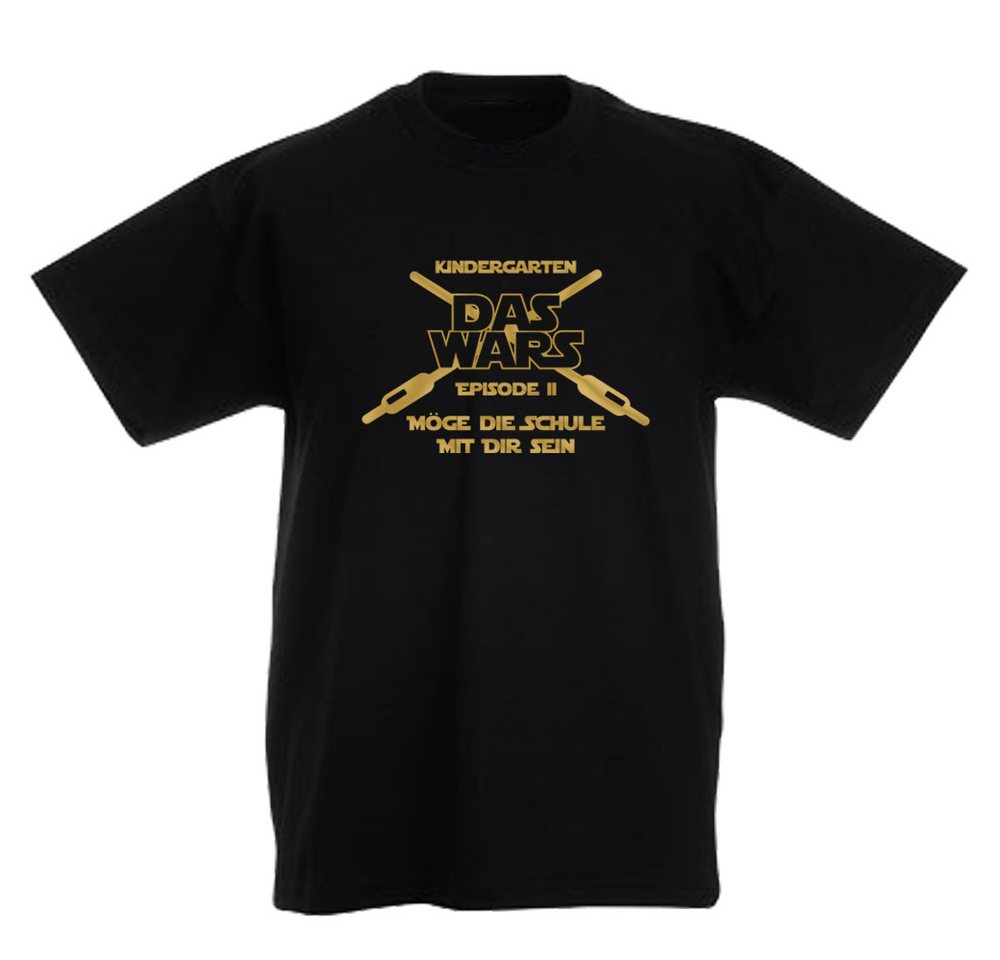 G-graphics T-Shirt Kindergarten – DAS WARS – Möge die Schule mit dir sein Kinder T-Shirt mit Motiv zur Einschulung von G-graphics