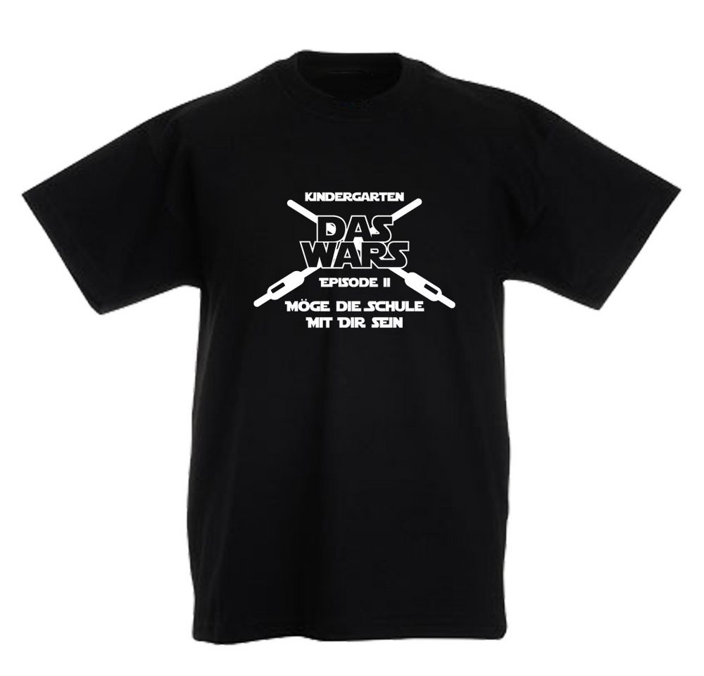 G-graphics T-Shirt Kindergarten – DAS WARS – Möge die Schule mit dir sein Kinder T-Shirt mit Motiv zur Einschulung von G-graphics
