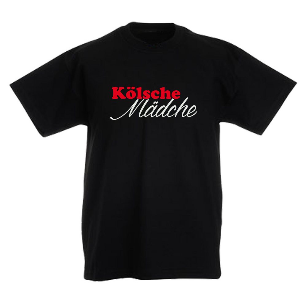G-graphics T-Shirt Kölsche Mädche Kinder T-Shirt mit coolem Spruch als Frontprint von G-graphics
