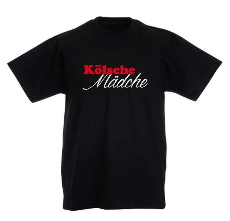 G-graphics T-Shirt Kölsche Mädche Kinder T-Shirt mit coolem Spruch als Frontprint von G-graphics