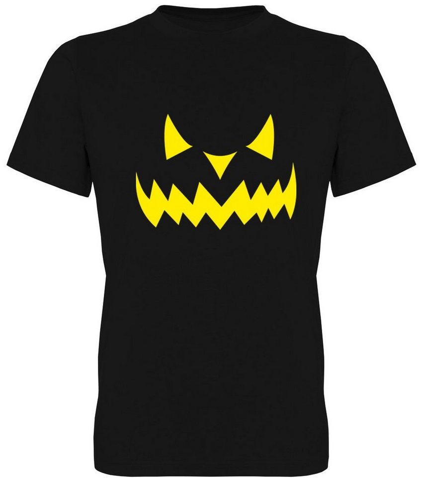 G-graphics T-Shirt Kürbisfratze Herren T-Shirt mit Frontprint-Motiv zu Halloween von G-graphics
