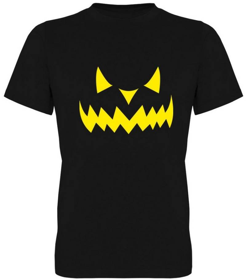 G-graphics T-Shirt Kürbisfratze Herren T-Shirt mit Frontprint-Motiv zu Halloween von G-graphics