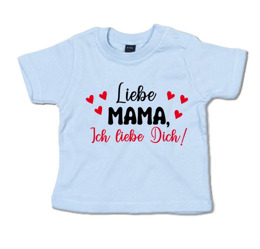 G-graphics T-Shirt Liebe Mama, Ich liebe Dich! mit Spruch / Sprüche / Print / Aufdruck, Baby T-Shirt von G-graphics