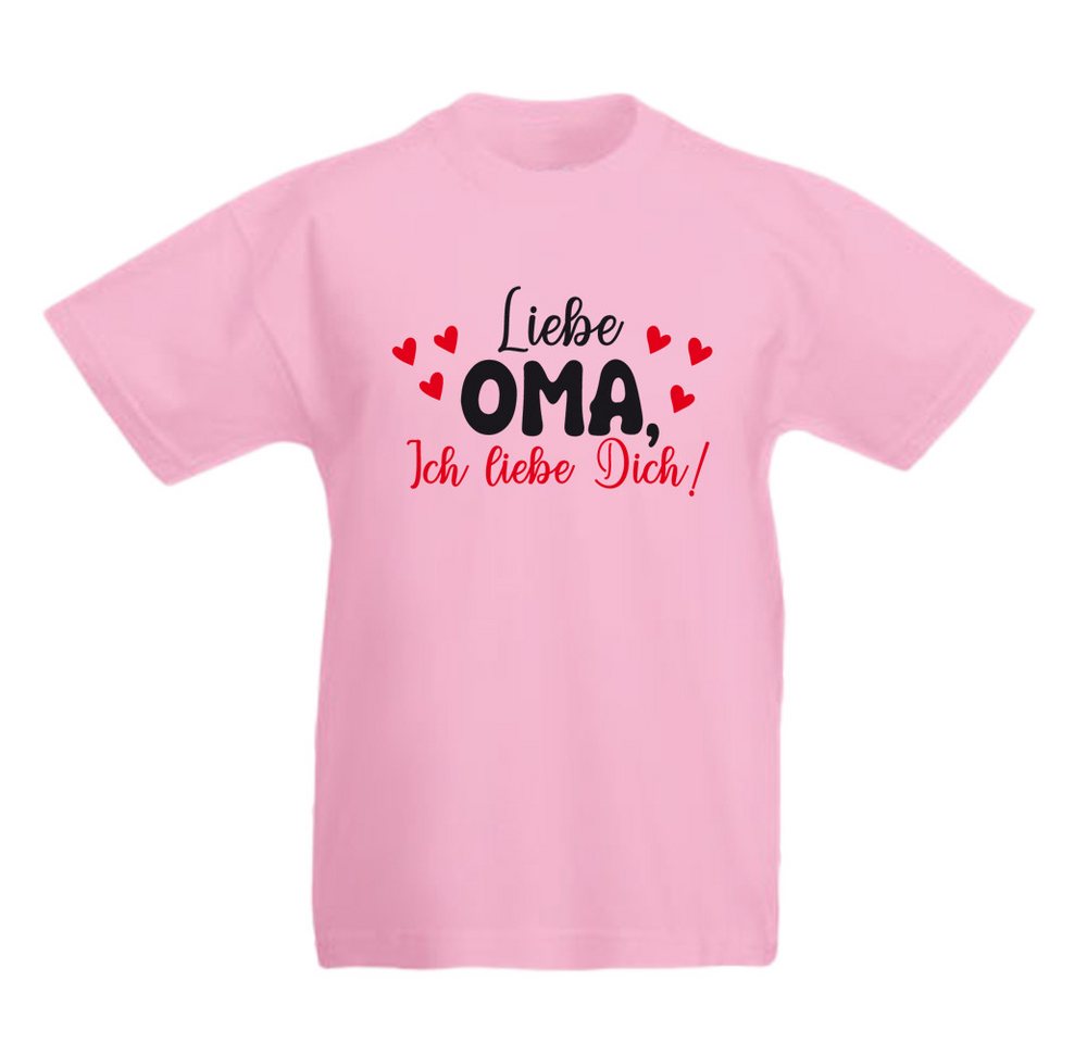 G-graphics T-Shirt Liebe Oma, Ich liebe Dich! Kinder T-Shirt mit coolem Spruch als Frontprint von G-graphics