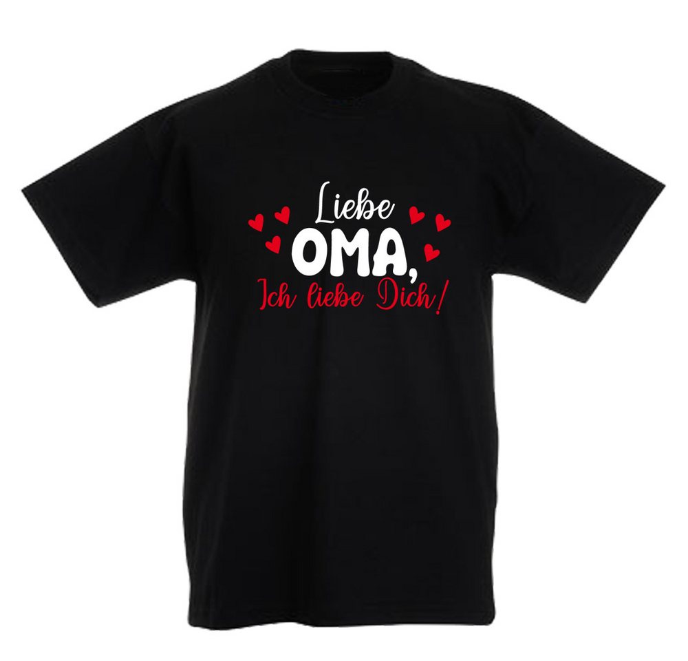 G-graphics T-Shirt Liebe Oma, Ich liebe Dich! Kinder T-Shirt mit coolem Spruch als Frontprint von G-graphics
