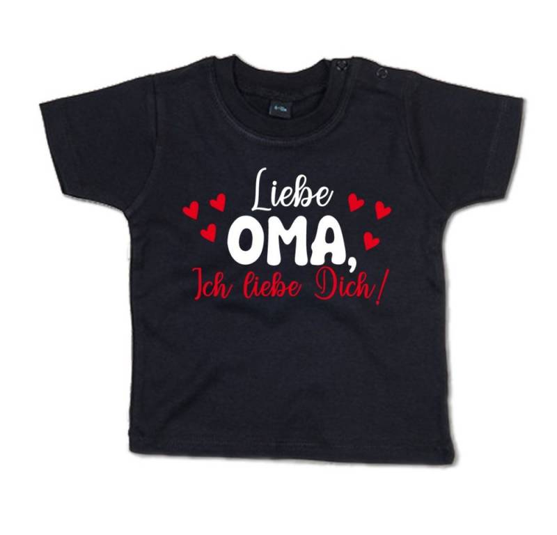 G-graphics T-Shirt Liebe Oma, ich liebe Dich! Baby T-Shirt mit Spruch für/von Oma & Opa von G-graphics