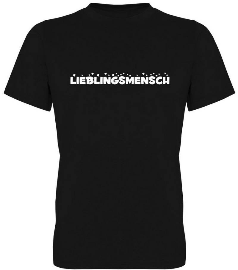 G-graphics T-Shirt Lieblingsmensch Herren T-Shirt mit Statement / Spruch / Motiv als Frontprint von G-graphics