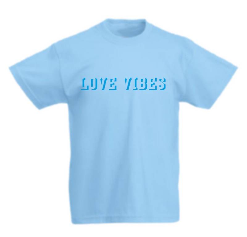 G-graphics T-Shirt Love Vibes Kinder T-Shirt mit coolem Spruch als Frontprint von G-graphics