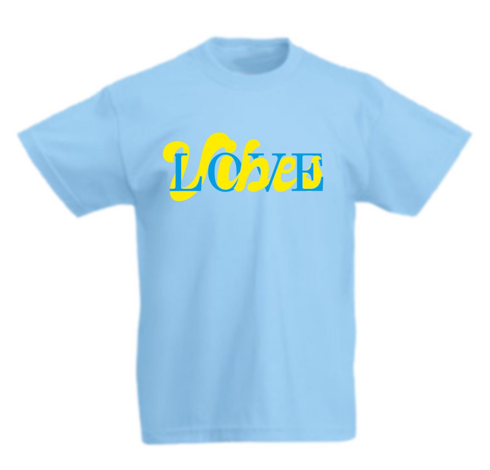 G-graphics T-Shirt Love Vibes Kinder T-Shirt mit schönem Print zum Valentinstag von G-graphics