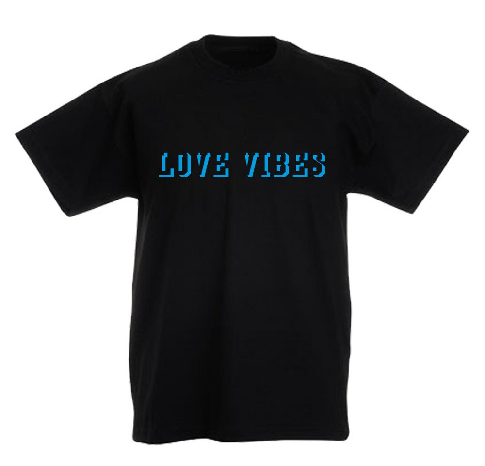 G-graphics T-Shirt Love Vibes Kinder T-Shirt mit coolem Spruch als Frontprint von G-graphics