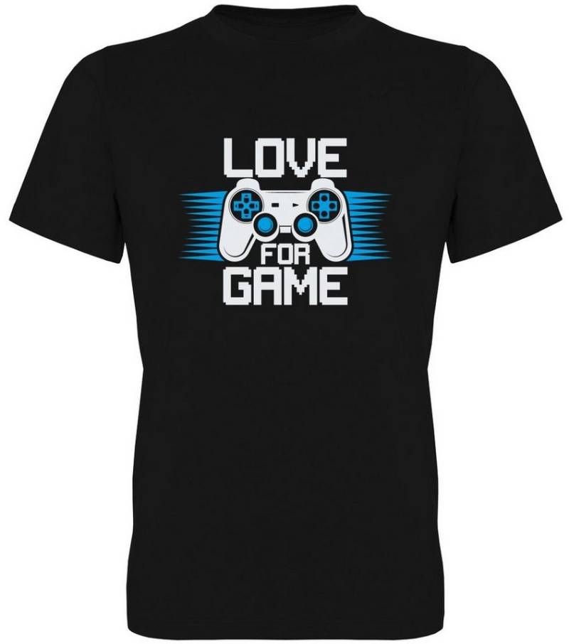 G-graphics T-Shirt Love for game Herren T-Shirt mit Frontprint / Spruch / Statement für Gamer von G-graphics