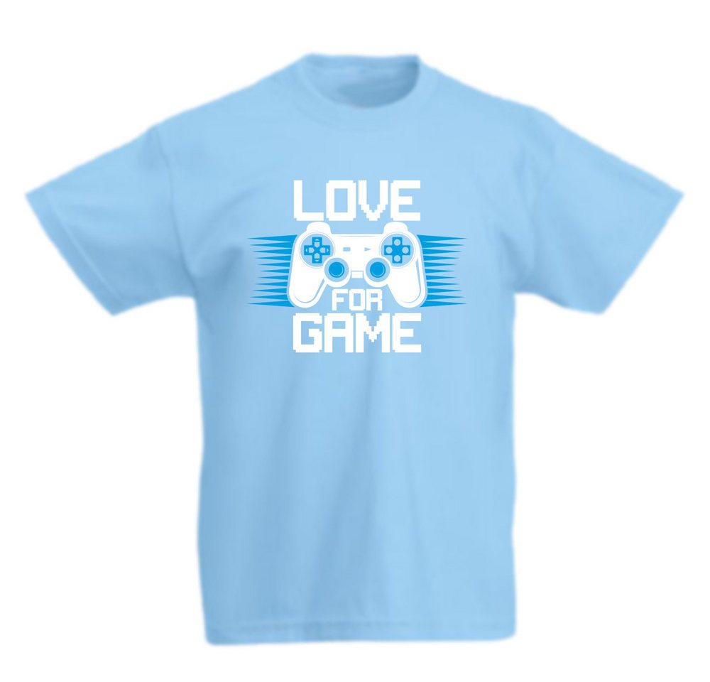 G-graphics T-Shirt Love for game Kinder T-Shirt mit coolem Frontprint für Gamer*innen von G-graphics