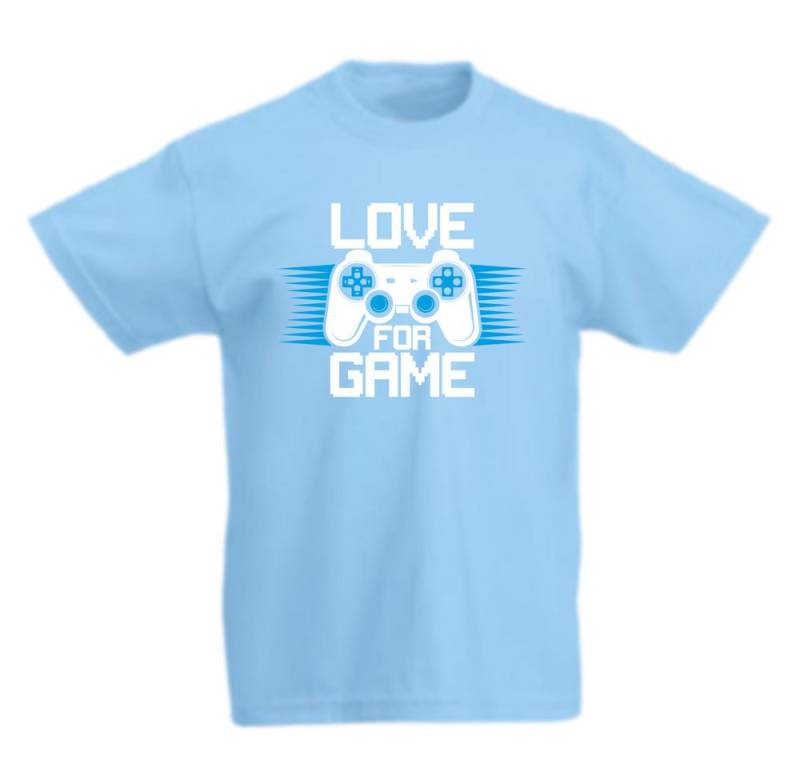 G-graphics T-Shirt Love for game Kinder T-Shirt mit coolem Frontprint für Gamer*innen von G-graphics