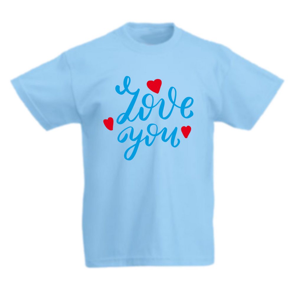 G-graphics T-Shirt Love you Kinder T-Shirt, mit Spruch / Sprüche / Print / Aufdruck von G-graphics