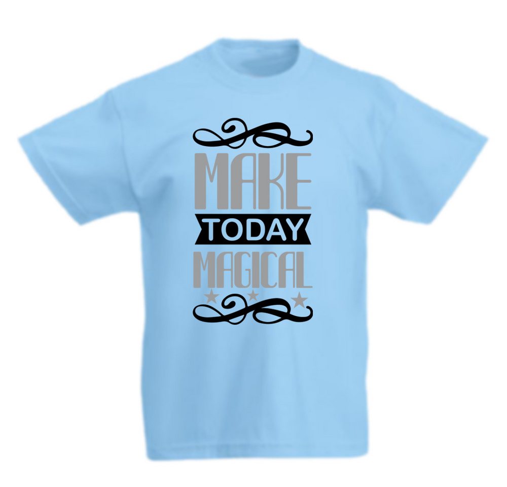 G-graphics T-Shirt Make today magical Kinder T-Shirt mit coolem Spruch als Frontprint von G-graphics
