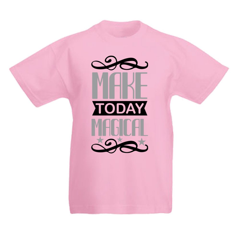 G-graphics T-Shirt Make today magical Kinder T-Shirt mit coolem Spruch als Frontprint von G-graphics