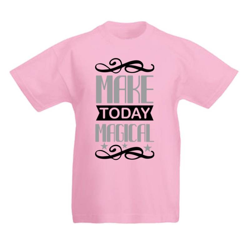 G-graphics T-Shirt Make today magical Kinder T-Shirt mit coolem Spruch als Frontprint von G-graphics