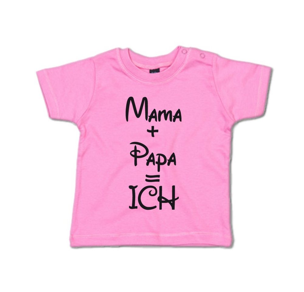 G-graphics T-Shirt Mama + Papa = ICH mit Spruch / Sprüche / Print / Aufdruck, Baby T-Shirt von G-graphics