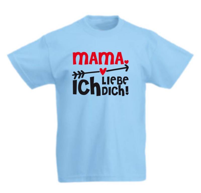 G-graphics T-Shirt Mama ich liebe Dich! Kinder T-Shirt mit coolem Spruch als Frontprint von G-graphics