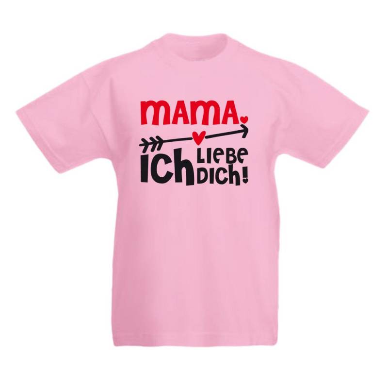 G-graphics T-Shirt Mama ich liebe Dich! Kinder T-Shirt mit coolem Spruch als Frontprint von G-graphics