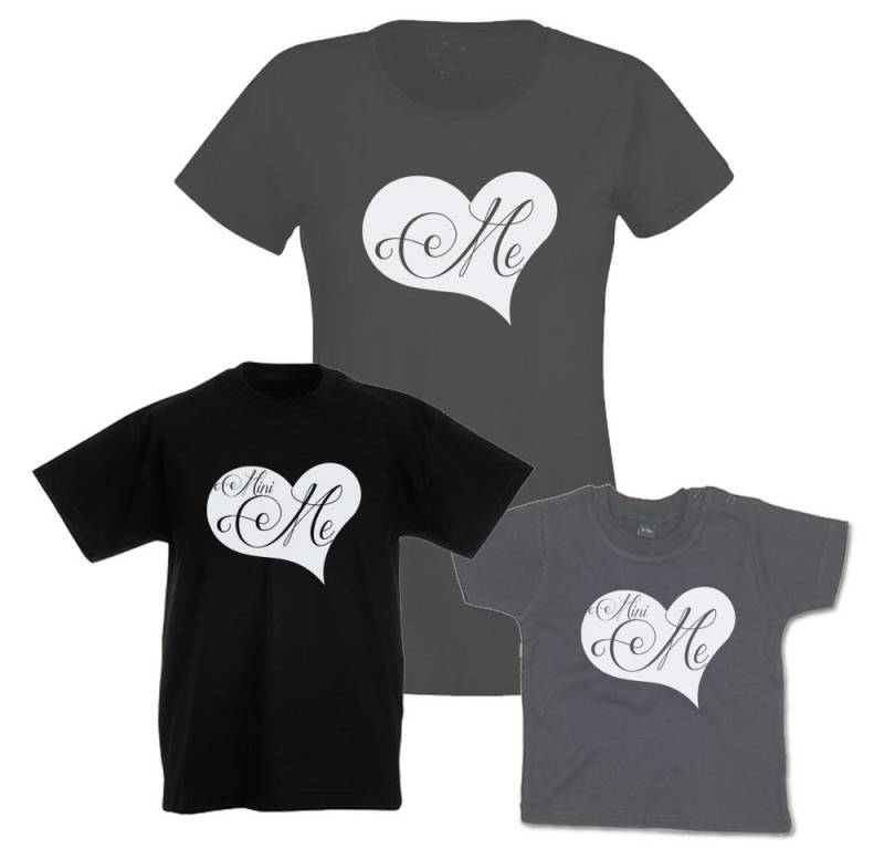 G-graphics T-Shirt Me & Mini Me (Familienset, Einzelteile zum selbst zusammenstellen) Kinder- & Erwachsenen-T-Shirt-Set mit Frontprint von G-graphics