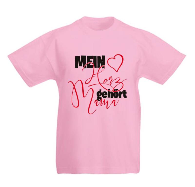 G-graphics T-Shirt Mein Herz gehört Mama Kinder T-Shirt mit Spruch / Statement von G-graphics