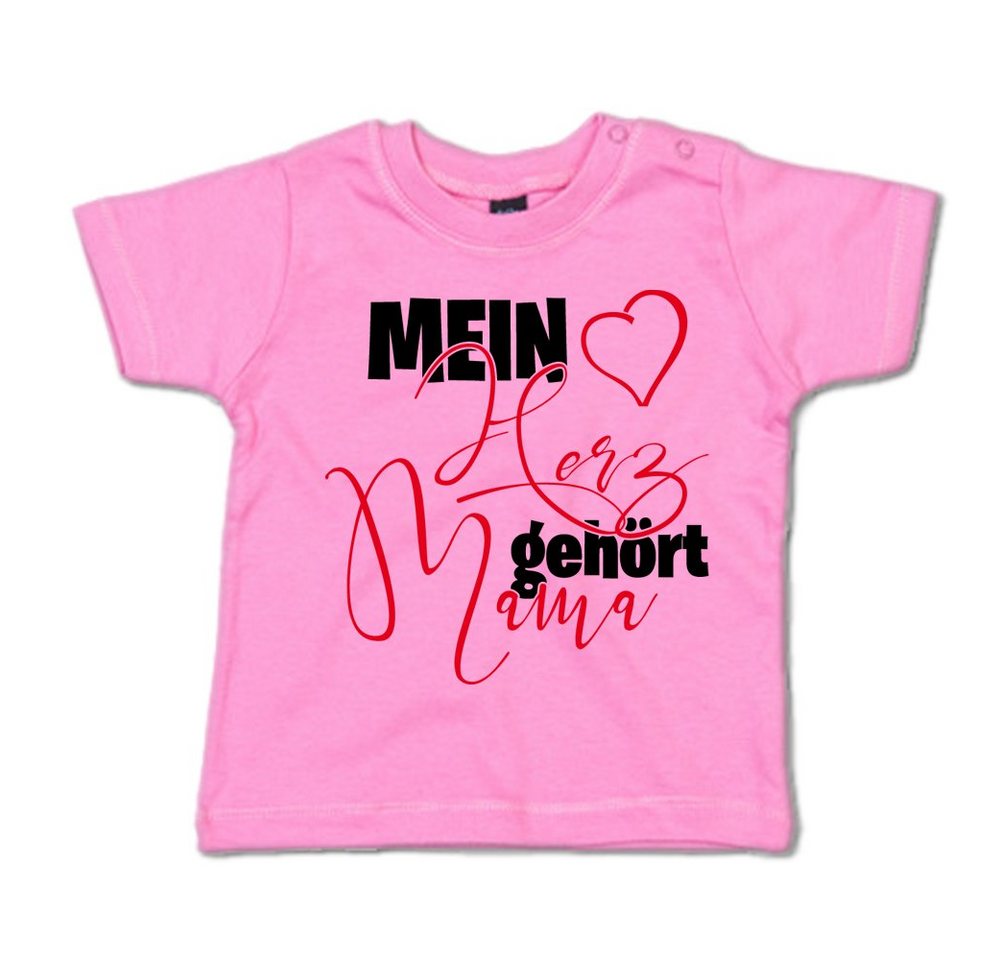 G-graphics T-Shirt Mein Herz gehört Mama mit Spruch / Sprüche / Print / Aufdruck, Baby T-Shirt von G-graphics