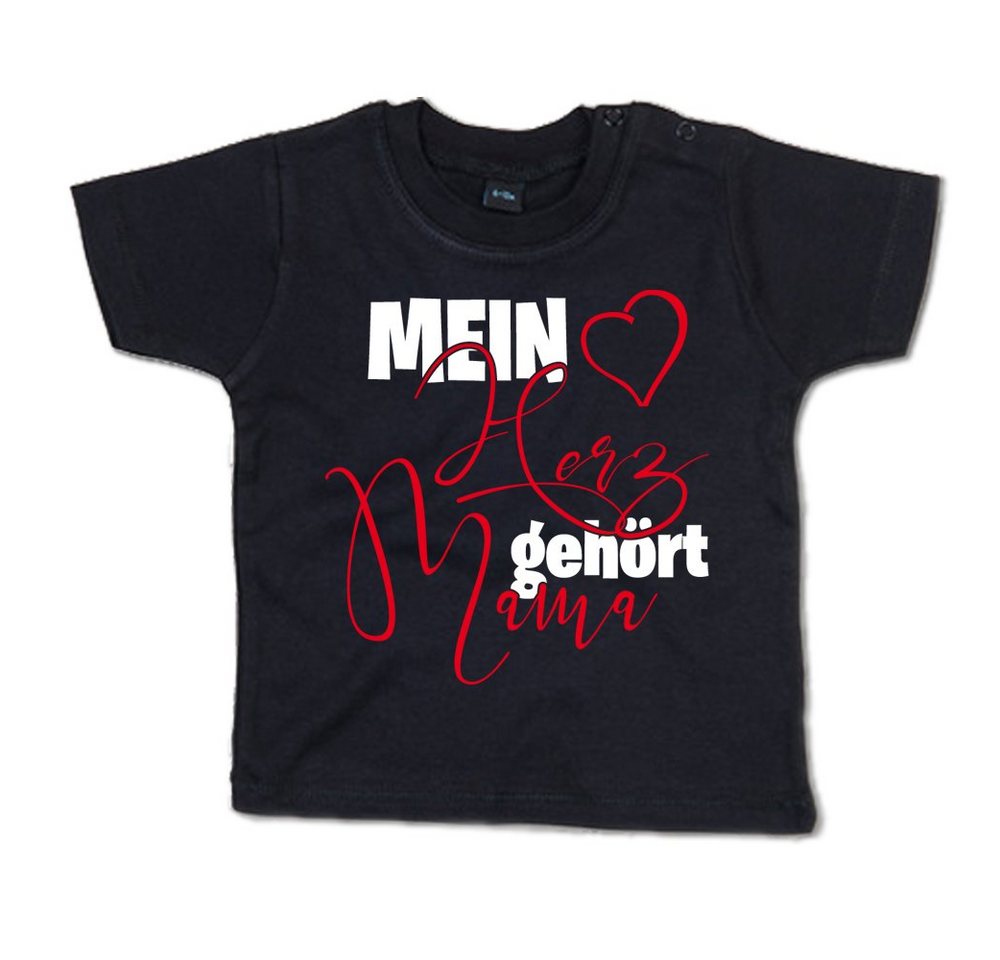 G-graphics T-Shirt Mein Herz gehört Mama mit Spruch / Sprüche / Print / Aufdruck, Baby T-Shirt von G-graphics