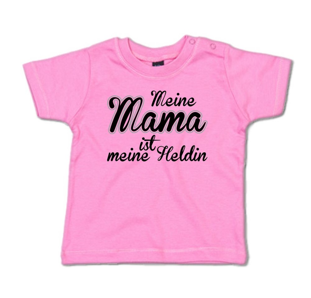 G-graphics T-Shirt Meine Mama ist meine Heldin mit Spruch / Sprüche / Print / Aufdruck, Baby T-Shirt von G-graphics