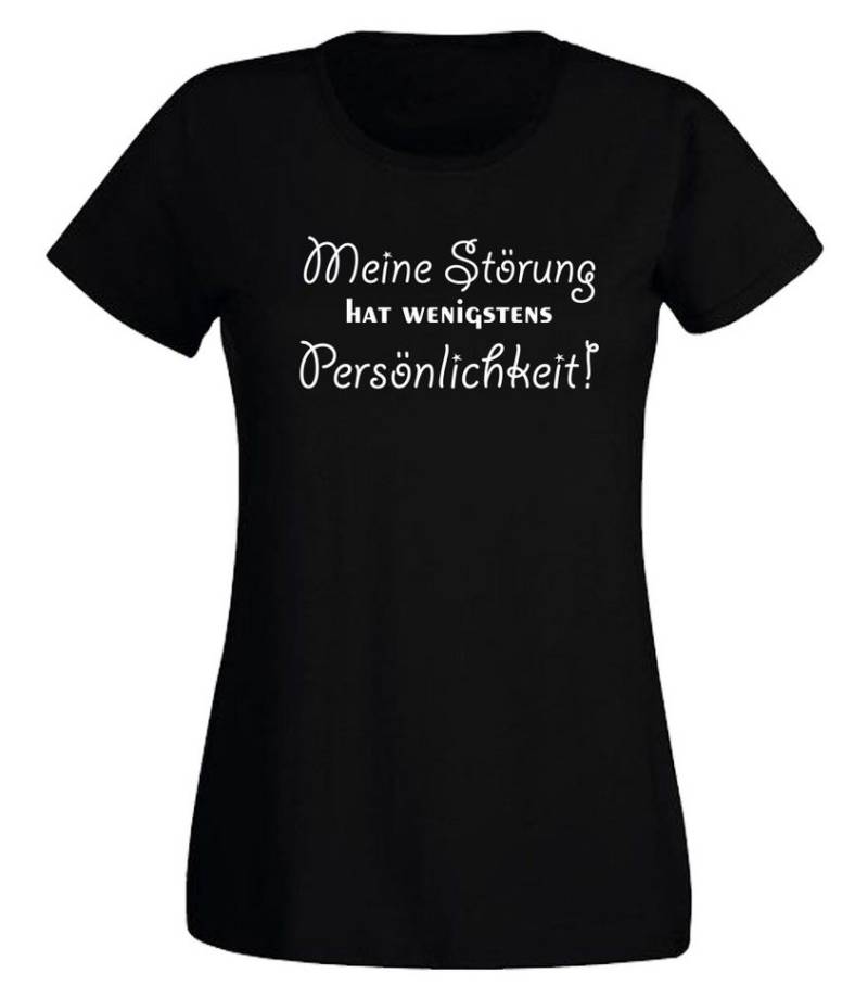 G-graphics T-Shirt Meine Störung hat wenigstens Persönlichkeit Slim-fit Damen T-Shirt mit trendigem Frontprint von G-graphics