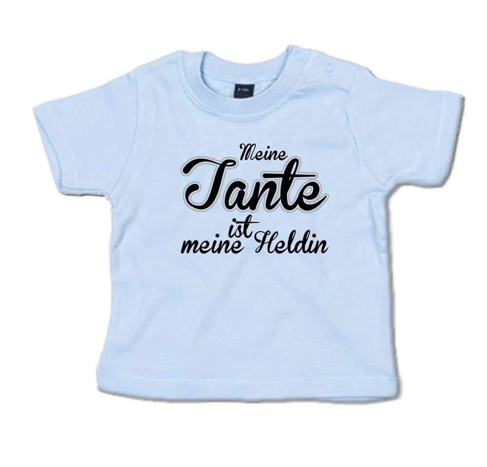 G-graphics T-Shirt Meine Tante ist meine Heldin Baby T-Shirt, mit Spruch / Sprüche / Print / Aufdruck von G-graphics