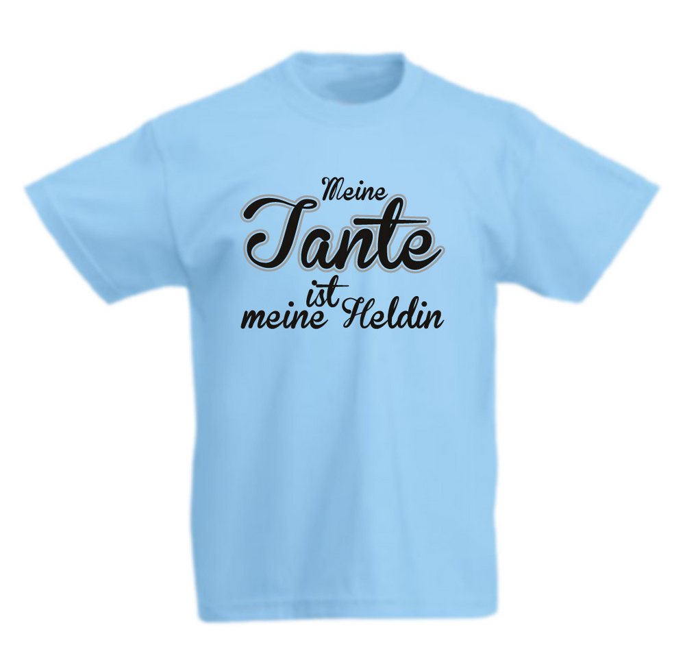 G-graphics T-Shirt Meine Tante ist meine Heldin Kinder T-Shirt mit Spruch / Statement von G-graphics