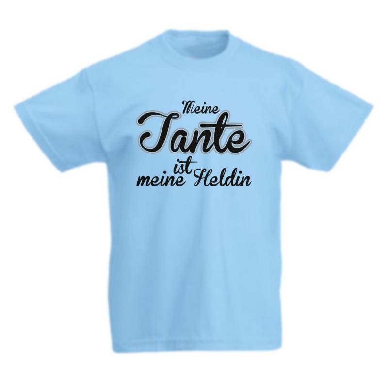 G-graphics T-Shirt Meine Tante ist meine Heldin Kinder T-Shirt mit Spruch / Statement von G-graphics