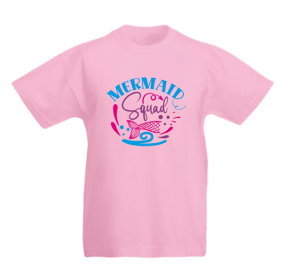 G-graphics T-Shirt Mermaid Squad Kinder T-Shirt mit coolem Spruch als Frontprint von G-graphics