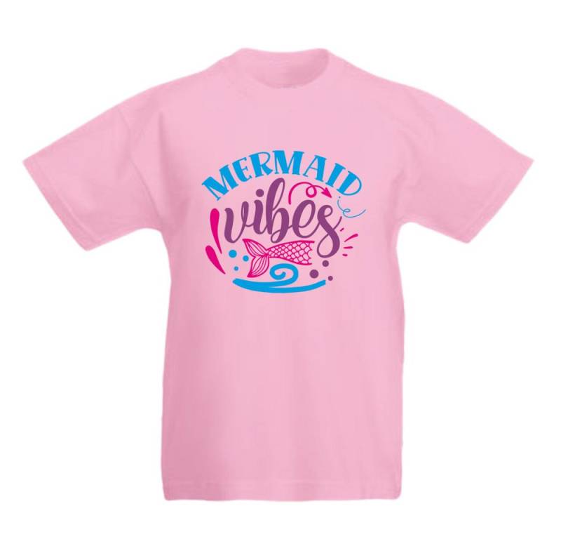 G-graphics T-Shirt Mermaid Vibes Kinder T-Shirt mit coolem Spruch als Frontprint von G-graphics