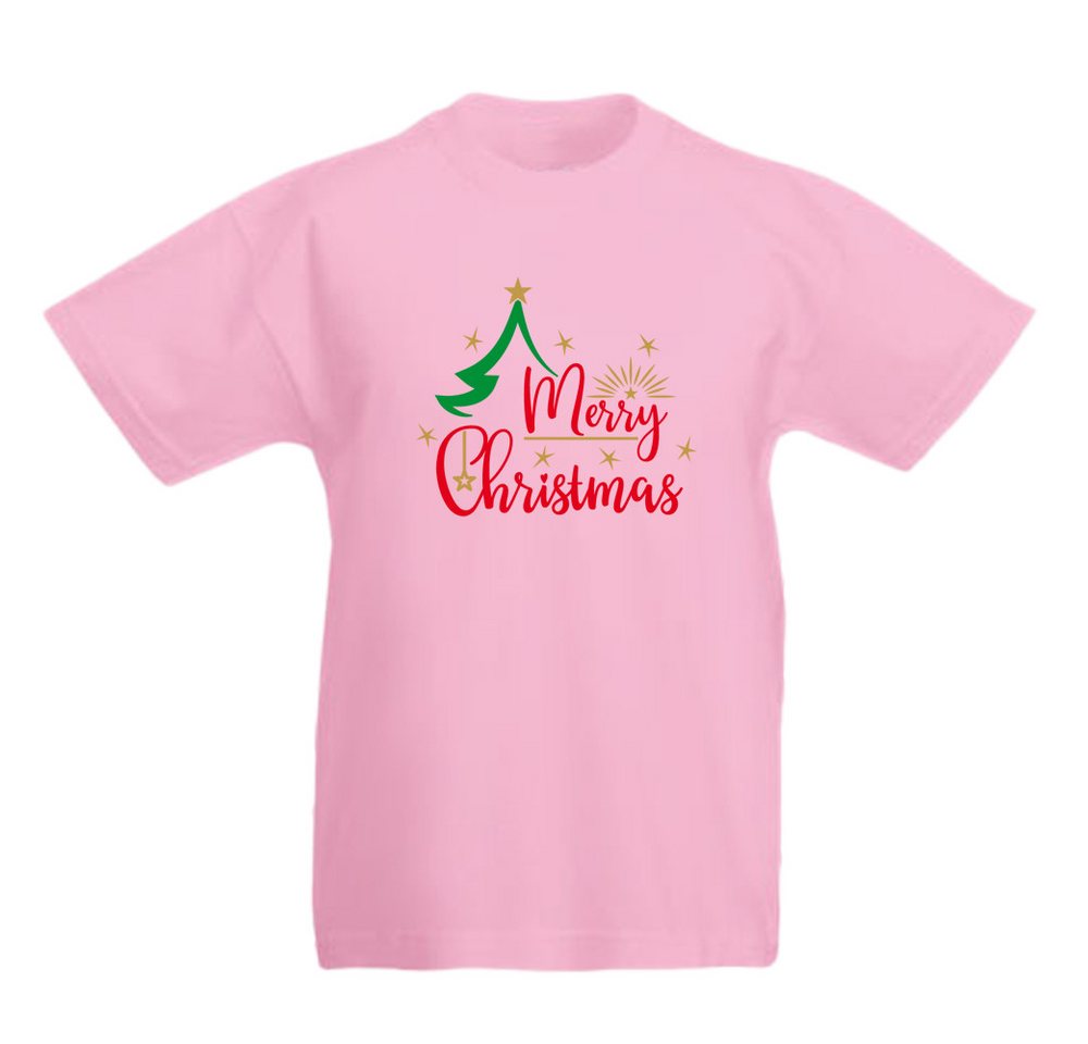 G-graphics T-Shirt Merry Christmas Kinder T-Shirt, mit Spruch / Print / Aufdruck / Weihnachtsmotiv von G-graphics