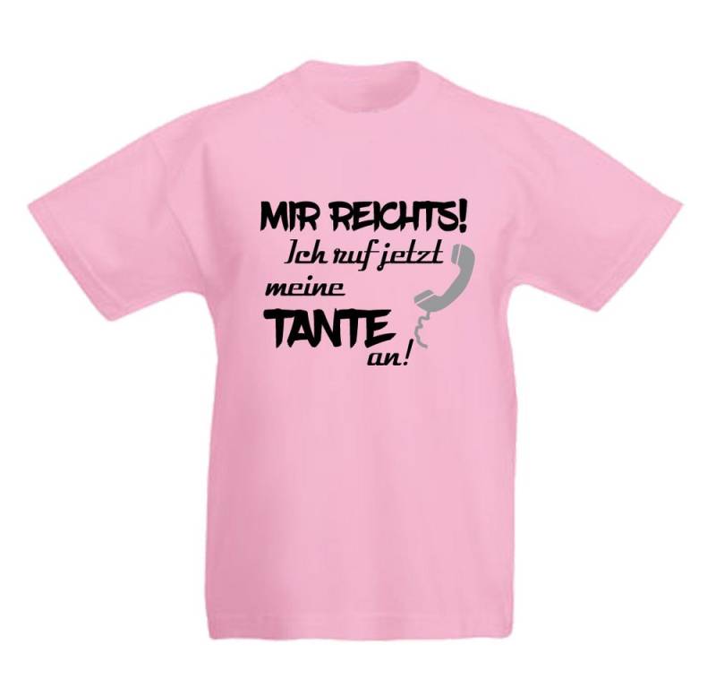 G-graphics T-Shirt Mir reichts! Ich ruf jetzt meine Tante an! Kinder T-Shirt mit Spruch / Statement von G-graphics