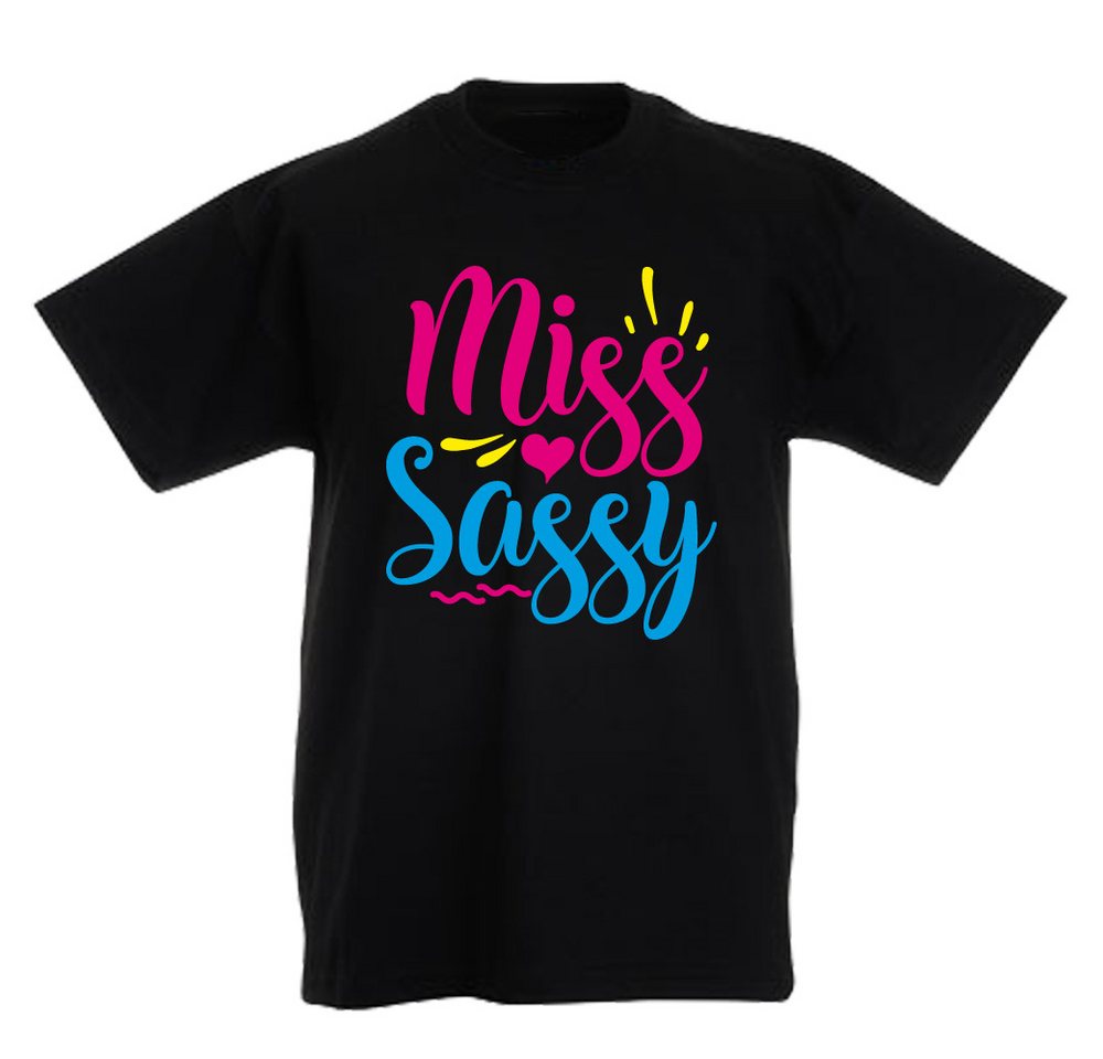 G-graphics T-Shirt Miss Sassy Kinder T-Shirt mit coolem Spruch als Frontprint von G-graphics