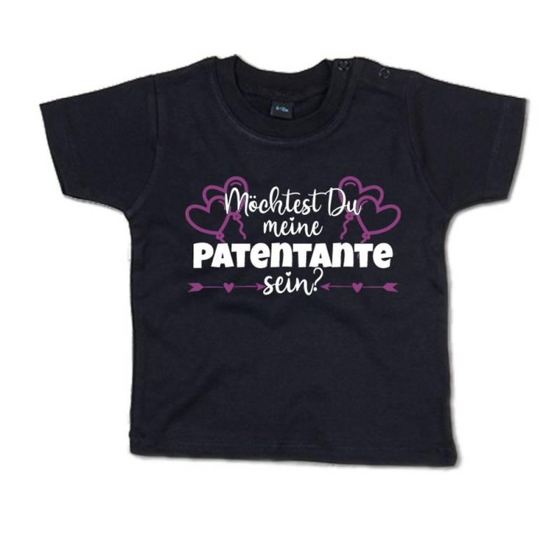 G-graphics T-Shirt Möchtest Du meine Patentante sein? Baby T-Shirt mit Spruch als Geschenk für/von Tante & Onkel von G-graphics
