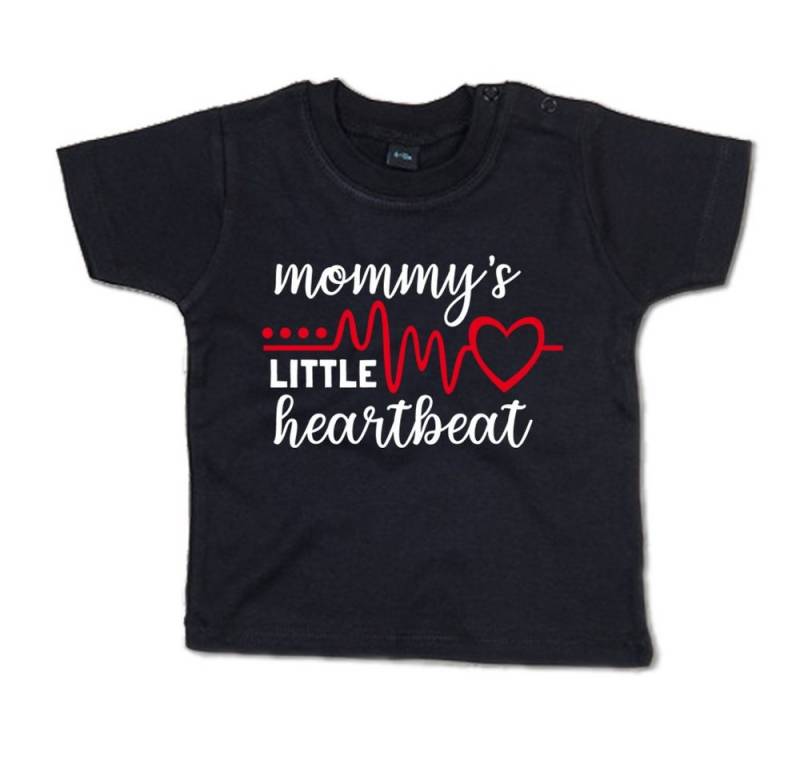 G-graphics T-Shirt Mommy´s little heartbeat Baby T-Shirt mit Spruch als Geschenk zum Muttertag von G-graphics