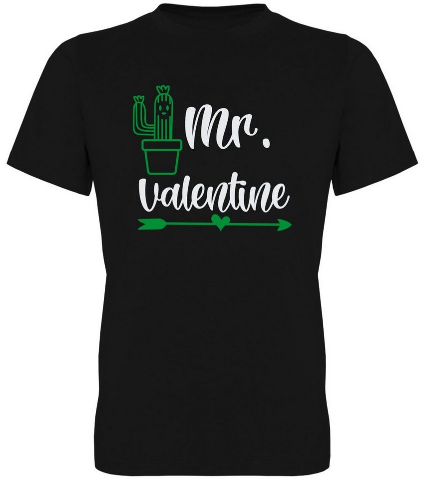 G-graphics T-Shirt Mr. Valentine Herren T-Shirt mit Frontprint zum Valentinstag von G-graphics