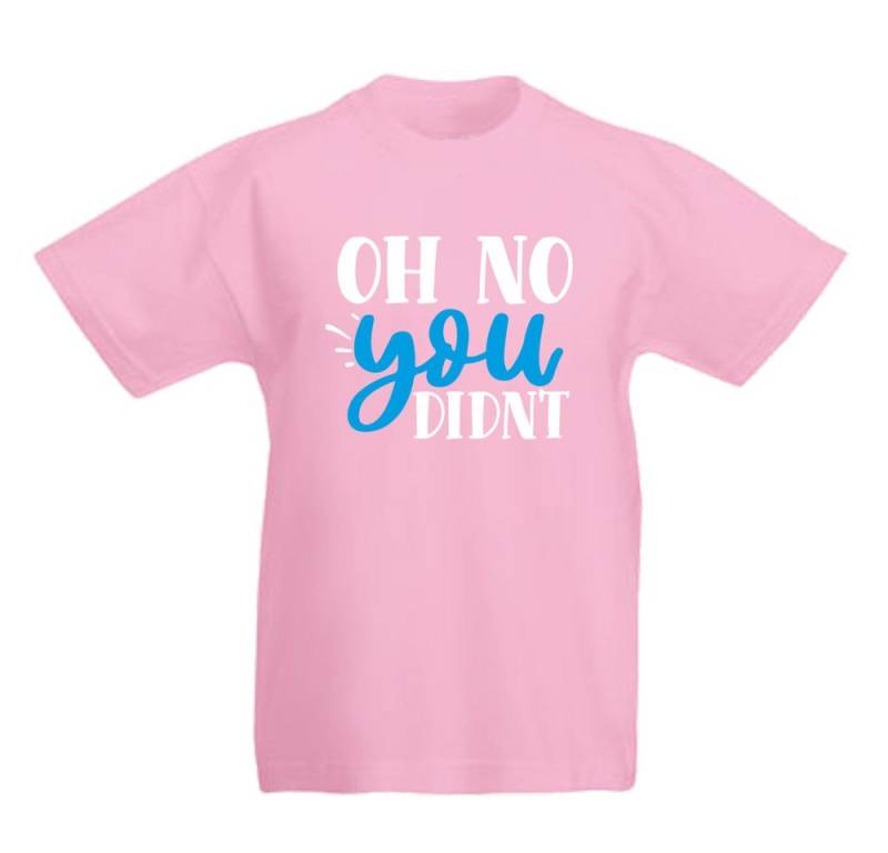 G-graphics T-Shirt Oh no, you didn´t Kinder T-Shirt mit coolem Spruch als Frontprint von G-graphics