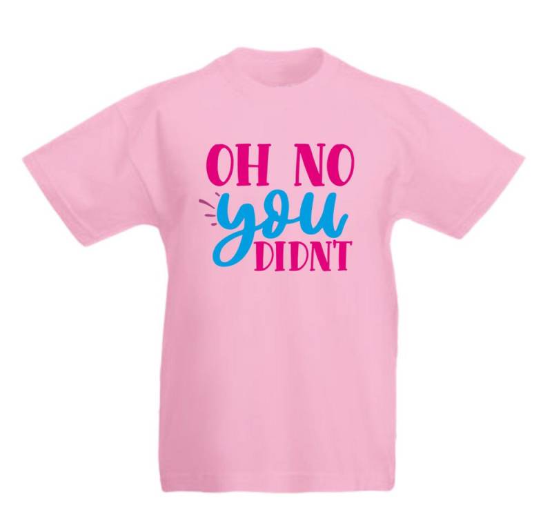 G-graphics T-Shirt Oh no, you didn´t Kinder T-Shirt mit coolem Spruch als Frontprint von G-graphics