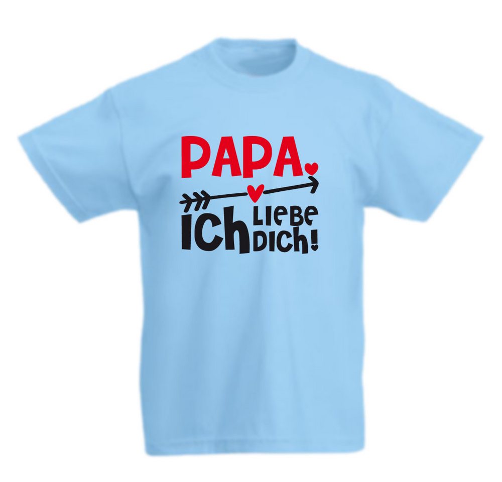 G-graphics T-Shirt Papa ich liebe Dich! Kinder T-Shirt mit coolem Spruch als Frontprint von G-graphics